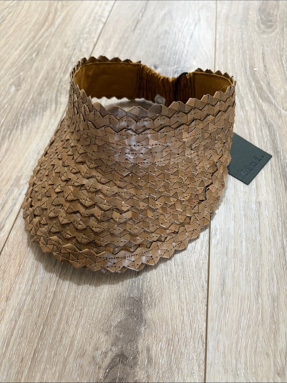 fini the label Palm visor - brown